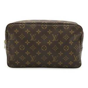 LOUIS VUITTON Monogram Truss Toilette 28 Clutch Bag, Second Travel Pouch, Mul...